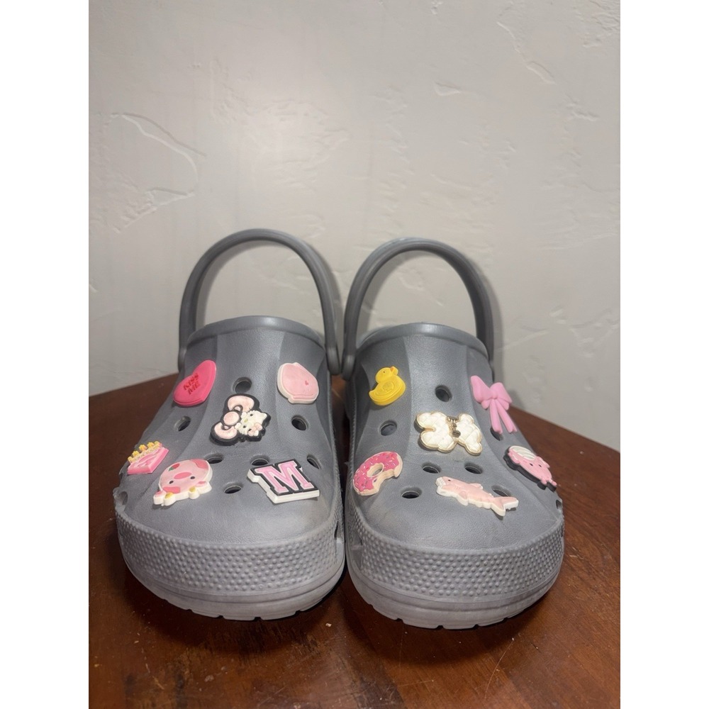 Crocs Baya Clog Slate Grey Women's Size 10 Men's Size 8 Comfort Slides